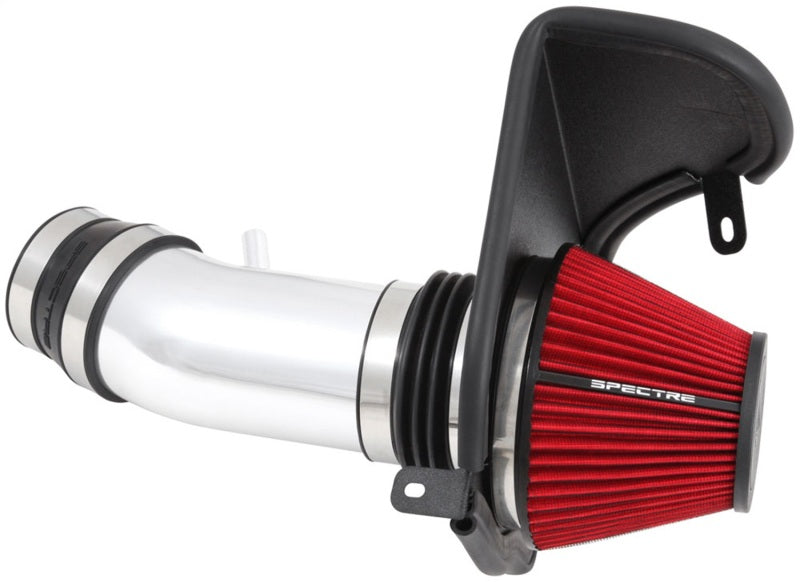 Spectre 2011-2014 Challenger/Charger V8-6.4L F/I Air Intake Kit - Polished w/Red Filter (spe9003)