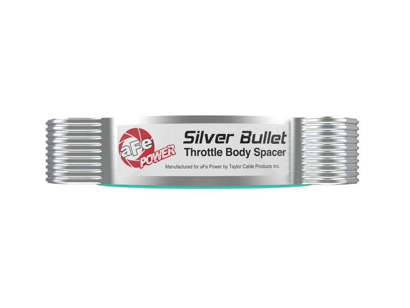 aFe 2020 Vette C8 Silver Bullet Aluminum Throttle Body Spacer Works w/ Factory Intake Only - Silver (afe46-34017) - photo 8