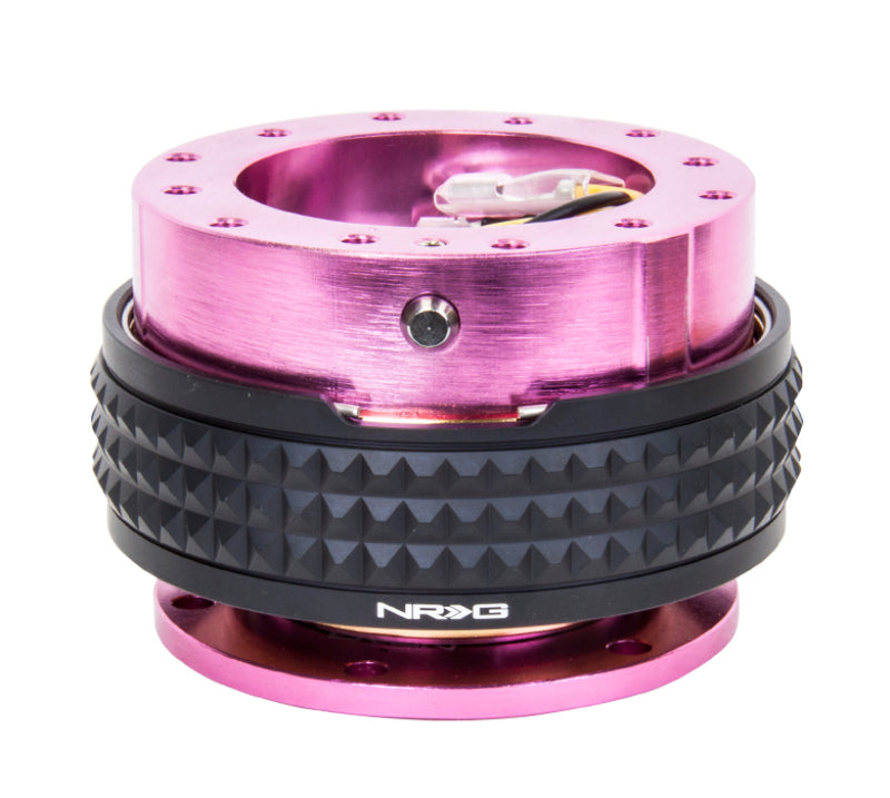 NRG Quick Release Kit - Pyramid Edition - Pink Body / Black Pyramid Ring (SRK-210PK/BK) - photo 2