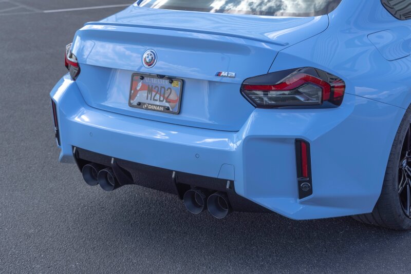 Dinan 2023-2026 BMW M2 (G87) Valved Axle-Back Exhaust System - Black Tips - photo 4