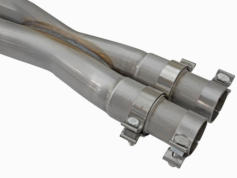aFe MACH Force-Xp 3in Cat-Back Stainless Steel Dual Exhaust System with Black Tips 2009-2015 Cadillac CTS-V - photo 5