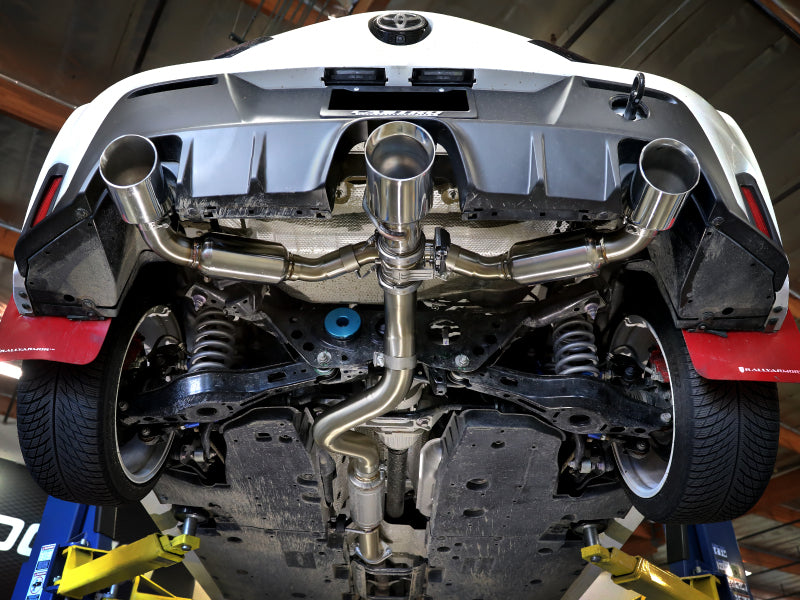 aFe 2023-2024 Toyota GR Corolla L3 1.6L Gemini XV 3in to 2-1/2in Cat-Back Exhaust with Polished Tips - photo 6