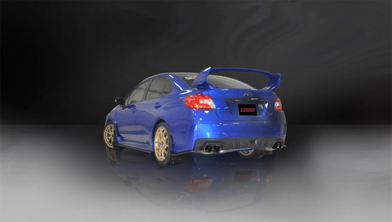 CORSA Performance 2015-2021 Subaru WRX Cat-Back Exhaust Black Quad 3.5in Tips *Sport* - photo 3