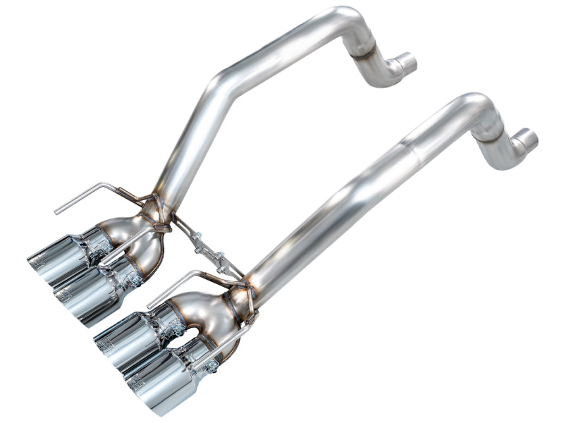AWE Tuning 2005-2007 C6 Chevrolet Corvette 6.0L Track Edition Axle-Back Exhaust with Chrome Silver Tips
