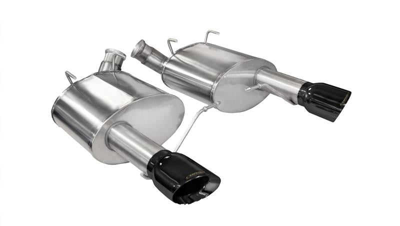 CORSA Performance 2011-2014 Ford Mustang GT/Boss 302 5.0L V8 Black Sport Axle-Back Exhaust - photo 4
