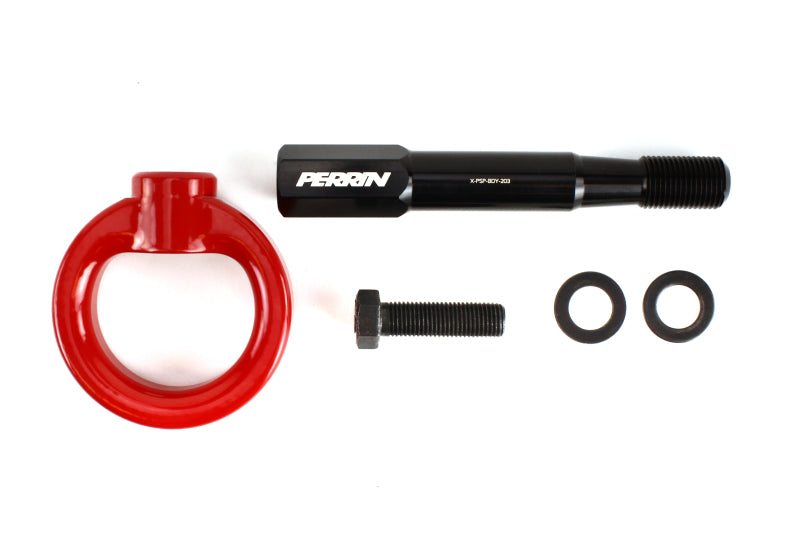 Perrin 15-17 Subaru WRX & STI / 13-17 Crosstrek / 12-16 Impreza Tow Hook Kit (Front) - Red (PSP-BDY-232RD) - photo 4