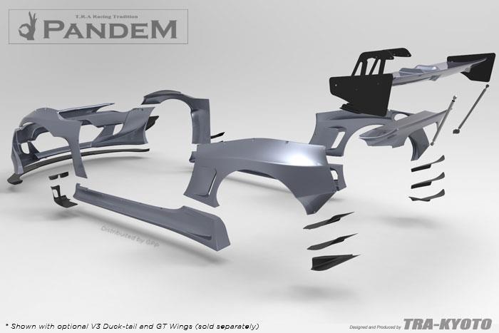GReddy 2013-2020 Scion FR-S Pandem Wide Body V3 Side Skirts - photo 7