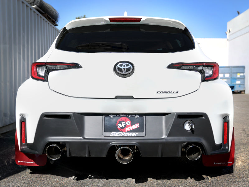 aFe 2023-2024 Toyota GR Corolla L3 1.6L Gemini XV 3in to 2-1/2in Cat-Back Exhaust with Polished Tips - photo 5