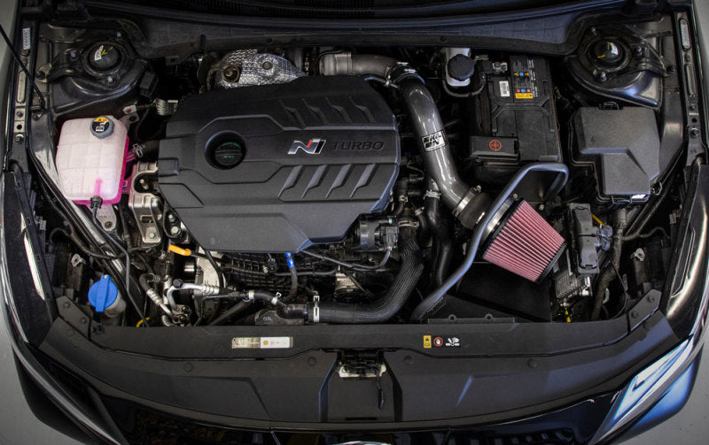 K&N 2022 Hyundai Elantra N 2.0L L4 Silver Typhoon Intake (knn69-5329TC)