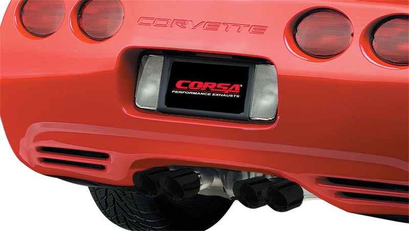 CORSA Performance 1997-2004 Chevrolet Corvette C5 Z06 5.7L V8 Black Xtreme Cat-Back + XO Exhaust