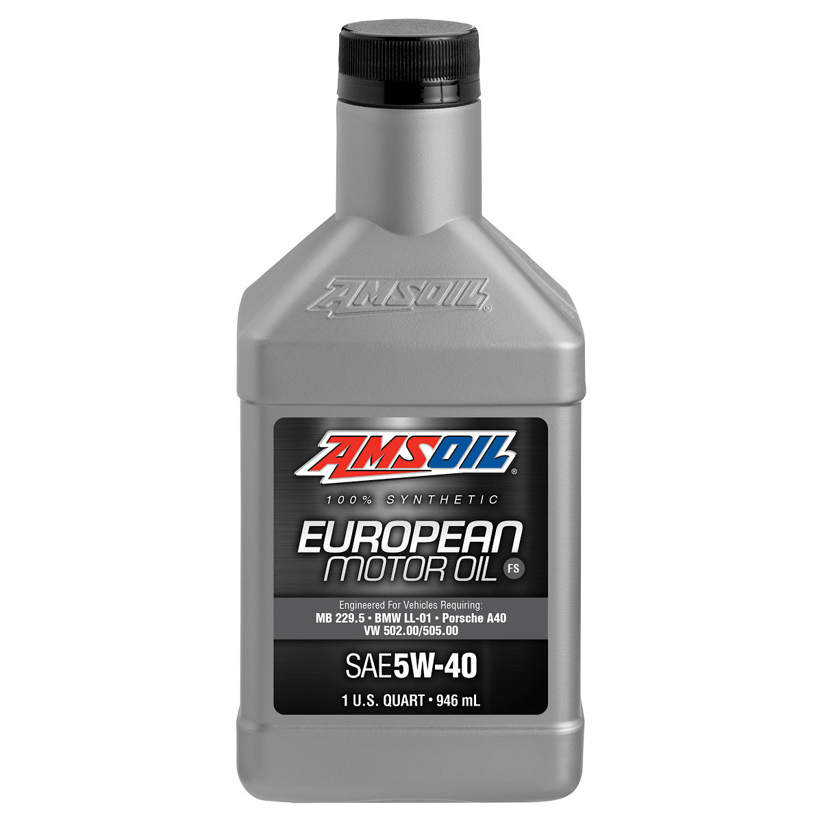 AMSOIL 5W-40 FS 100% Synthetic European Motor Oil, 1 Quart