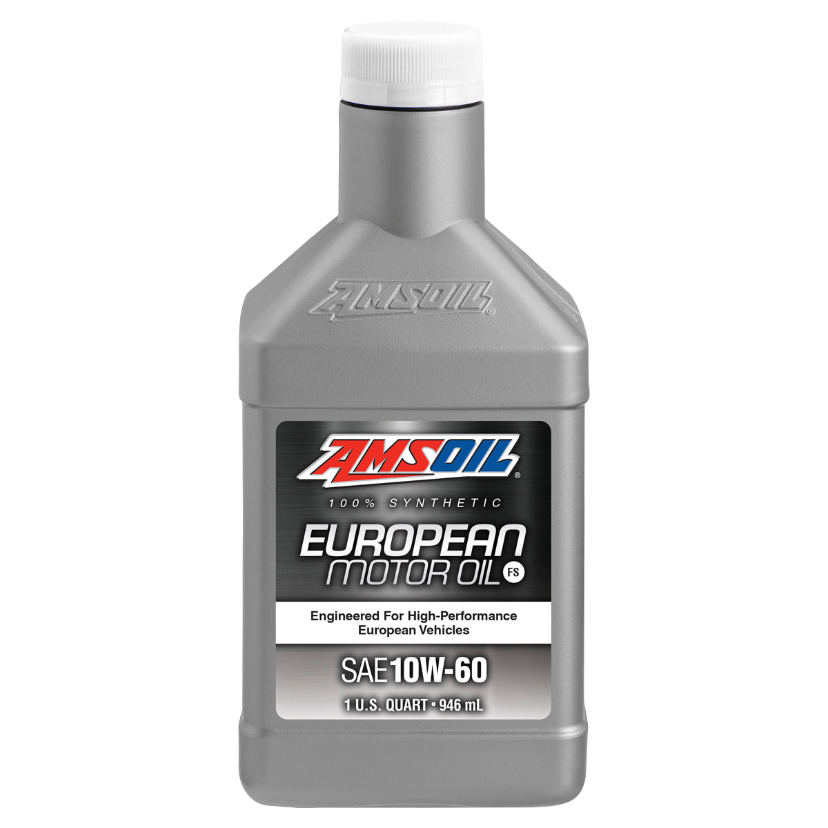 AMSOIL 10W-60 FS 100% Synthetic European Motor Oil, 1 Quart