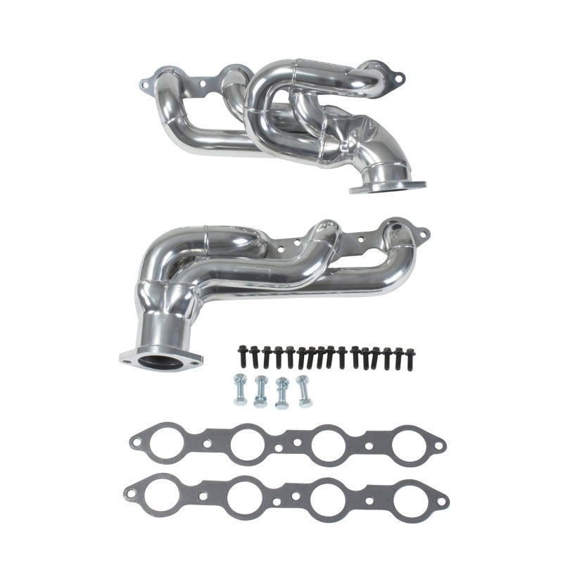 BBK 2010-2015 Camaro LS3 L99 Shorty Tuned Length Exhaust Headers - 1-3/4 Silver Ceramic
