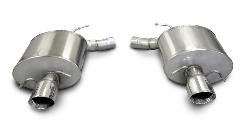 CORSA Performance 2009-2014 Cadillac CTS Sedan V 6.2L V8 Polished Sport Axle-Back Exhaust - photo 4