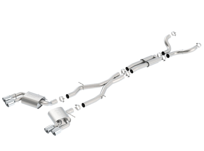 Borla 2016-2017 Camaro SS 6.2L Dual Tip Dual Split Rear Exit Dual Mode Cat-Back Exhaust (NPP)