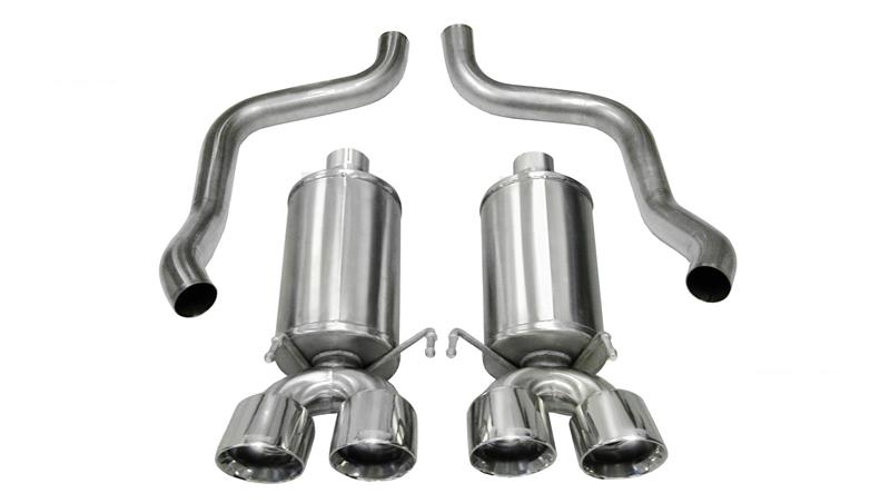 CORSA Performance 2005-2007 Chevrolet Corvette C6 6.0L V8 Polished Xtreme Axle-Back Exhaust - photo 4