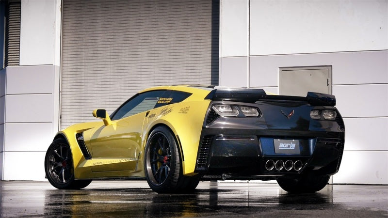 Borla 2015 Chevrolet Corvette C7 ZO6 6.2L without AFM with NPP ATAK Quad RD RL IC Tips Center Rear Exit Exhaust - photo 2