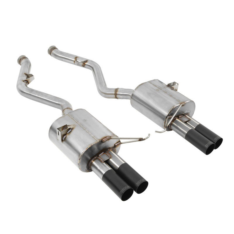 Dinan 2008-2013 BMW M3 (E92/E93) Free Flow Axle-Back Exhaust System - Black Tips