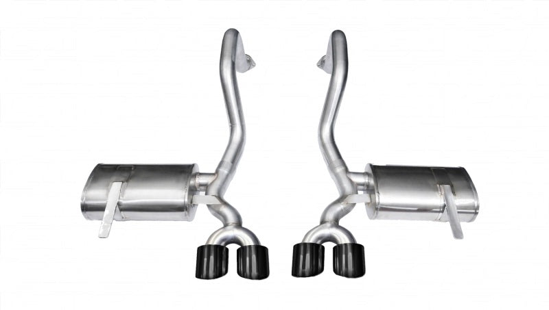 CORSA Performance 1997-2004 Chevrolet Corvette C5 Z06 5.7L V8 Black Xtreme Axle-Back Exhaust