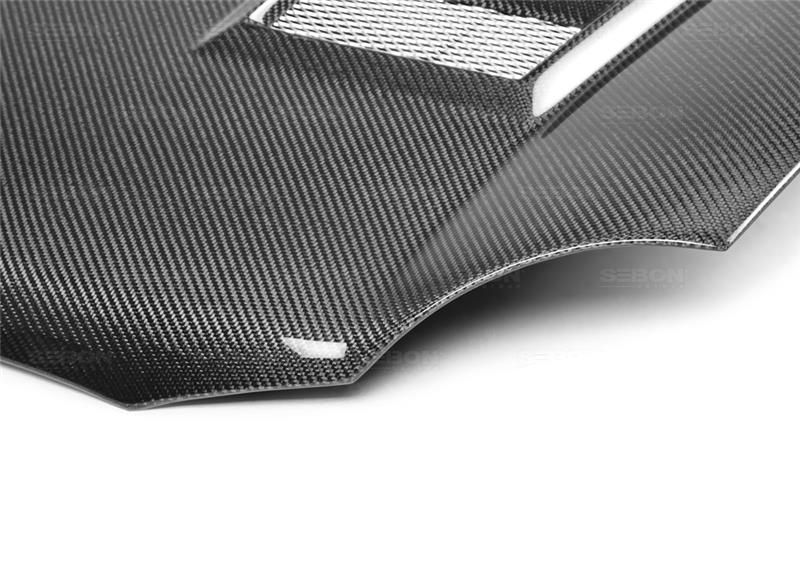 Seibon 2002-2003 Subaru WRX CW Carbon Fiber Hood - photo 3