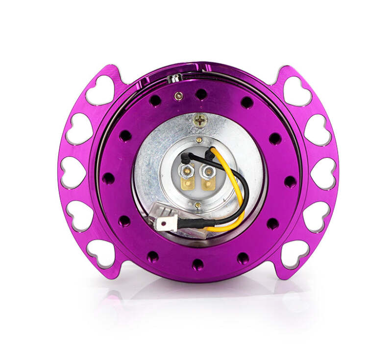 NRG Quick Release Kit - Purple Body/ Purple Heart Cutout Ring (SRK-222PP-PP) - photo 3