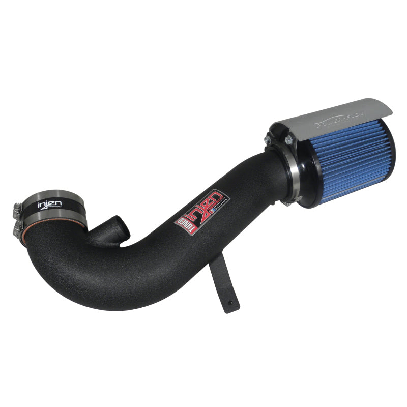 Injen 2011 Ford Mustang GT V8 5.0L Power-Flow Wrinkle Blk Short Ram Air Intake w/ MR Tech/Heat Shield (injPF9023WB) - photo 4