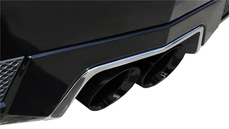 CORSA Performance 2011-2015 Cadillac CTS Coupe V 6.2L V8 Black Sport Axle-Back Exhaust - photo 5