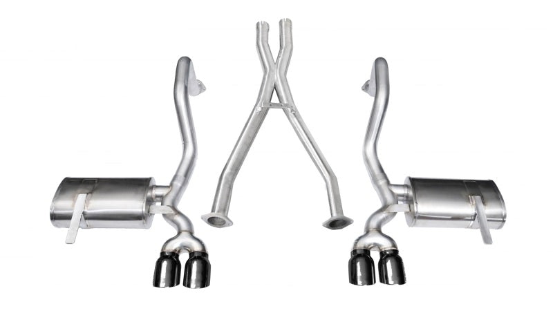 CORSA Performance 1997-2004 Chevrolet Corvette C5 Z06 5.7L V8 Black Xtreme Cat-Back + XO Exhaust - photo 2