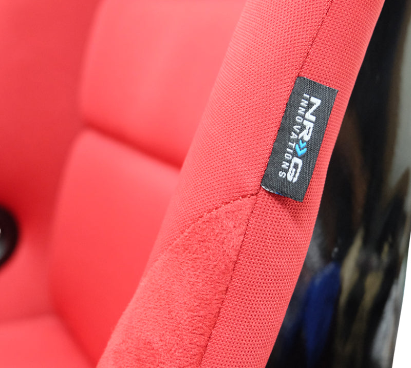NRG FRP Bucket Seat (Red Cloth) - Large (FRP-300RD) - photo 5