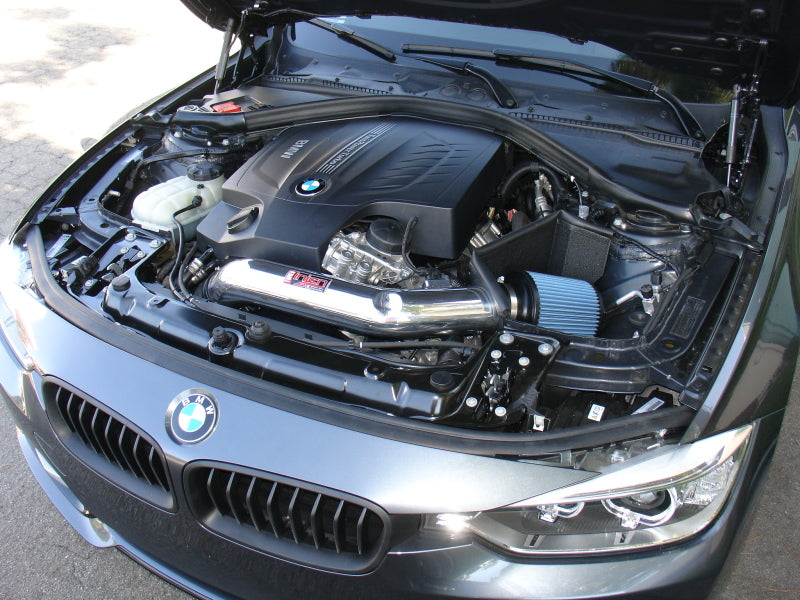 Injen 2012-2013 BMW 335i (N55) 3.0L L6 (turbo) AUTO TRANS ONLY Wrinkle Black Short Ram Intake w/ MR Tech (injSP1128WB) - photo 6