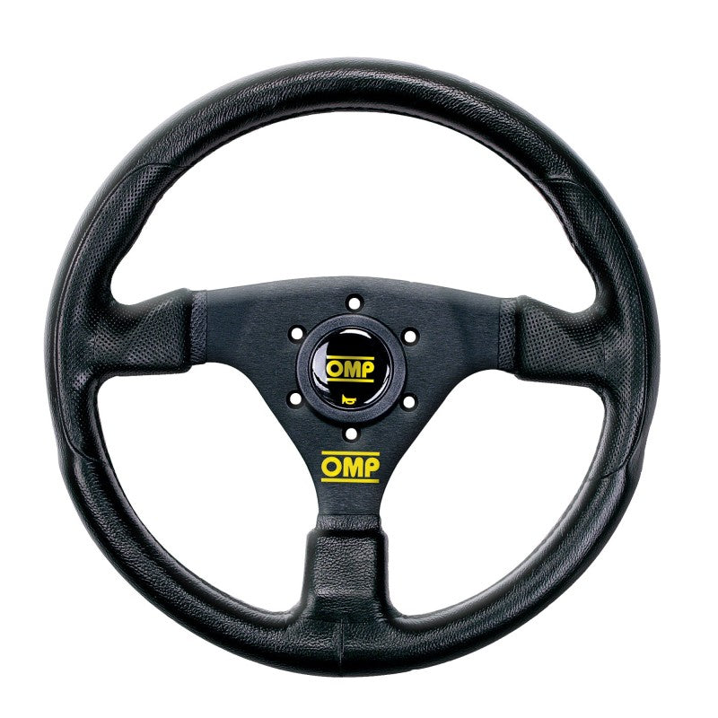 OMP GP Racing Steering Wheel - Black/Black (OD0-1981-071)