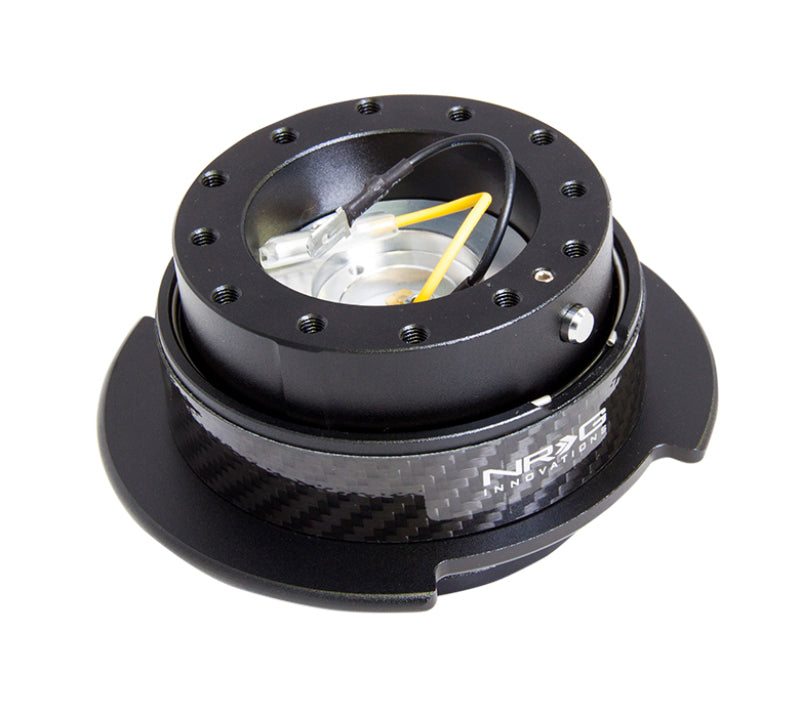 NRG Quick Release Kit Gen 2.5 - Black / CF Ring (SRK-250CF)