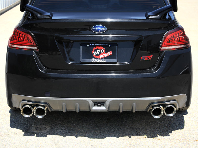 aFe Subaru WRX/STi 2015-2021 H4-2.0/2.5L Takeda 3in to 2-1/2in Stainless Steel Cat-Back Exhaust with Polished Tip - photo 6