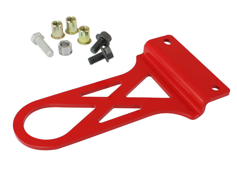 aFe Control PFADT Series Front Tow Hook Red 97-04 Chevrolet Corvette (C5) (450-401002-R) - photo 2