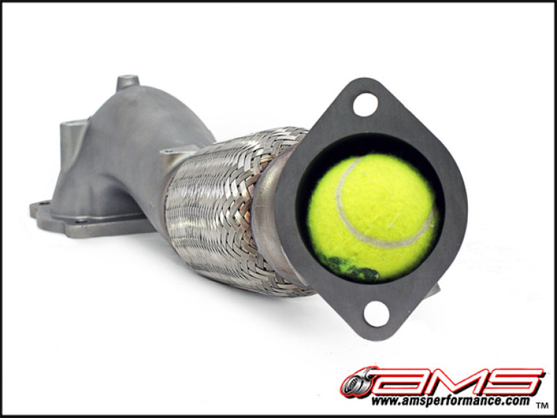 AMS Performance 2008-2015 Mitsubishi EVO X Widemouth Downpipe with Turbo Outlet Pipe - photo 2