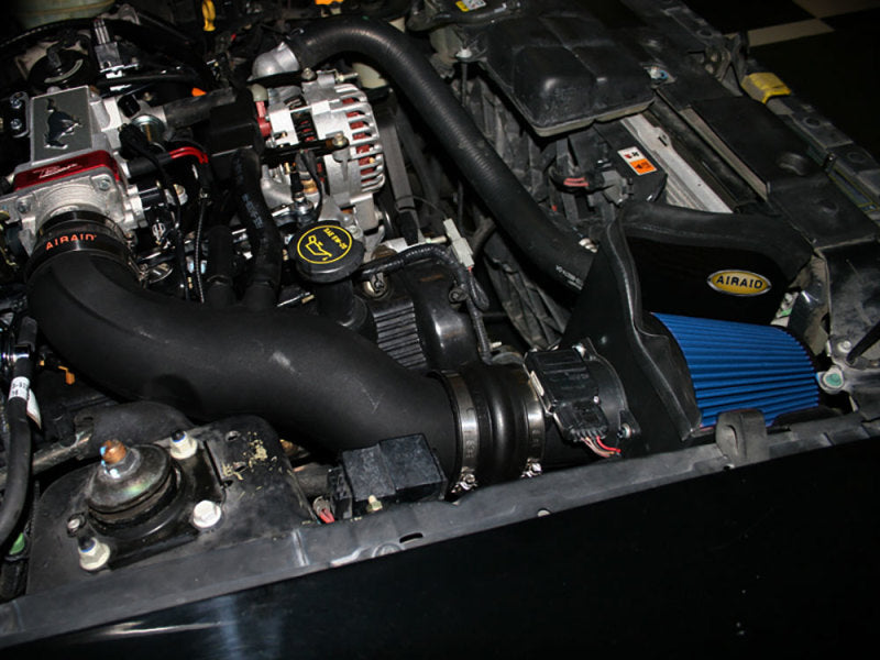 Airaid 1999-2004 Mustang GT MXP Intake System w/ Tube (Dry / Blue Media) (air453-204) - photo 4