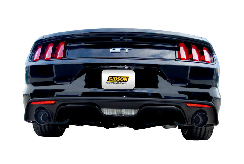 Gibson 2015 Ford Mustang GT Premium 5.0L 3in Cat-Back Dual Exhaust - Black Elite (Ceramic) - photo 2