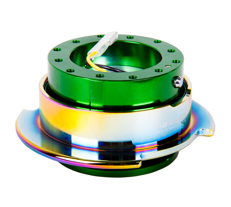 NRG Quick Release Gen 2.5 - Green Body / Neochrome Ring (SRK-250GN/MC) - photo 3