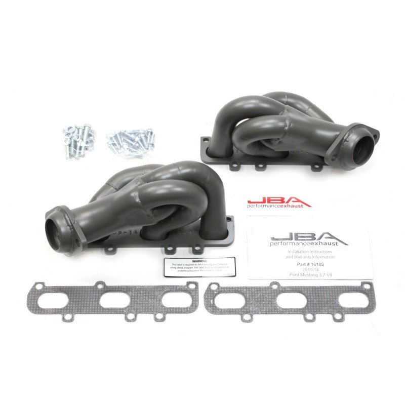 JBA 2011-2017 Ford Mustang 3.7L V6 1-5/8in Primary Ti Ctd Cat4Ward Header - photo 2