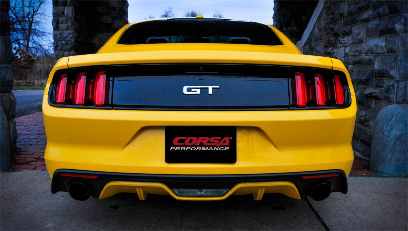 CORSA Performance 2015-2017 Ford Mustang GT 5.0 3in Axle-Back Exhaust Black Dual 4.5in Tip Sport - photo 3