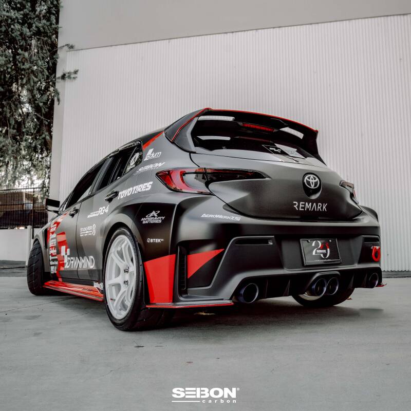 Seibon 2023+ Toyota GR Corolla MB-Style Carbon Fiber Rear Lip - photo 5