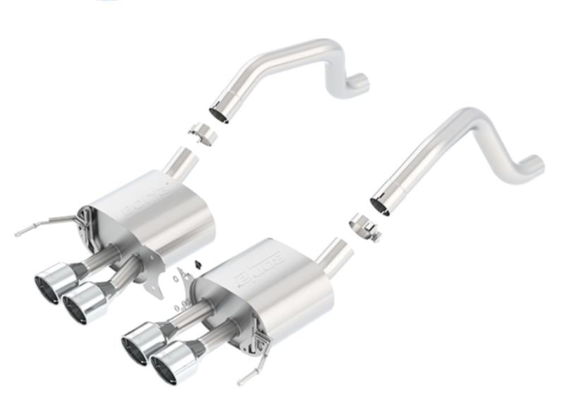 Borla 2015 Chevrolet Corvette C7 ZO6 6.2L without AFM NPP S-Type Quad RD RL IC Tips Center Rear Exit Exhaust - photo 5