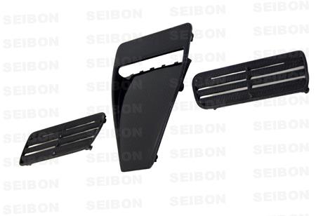 Seibon 2008-2009 Mitsubishi Evo X Carbon Fiber Hood Scoop - photo 2
