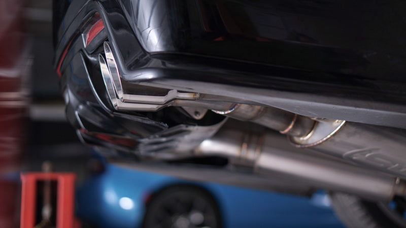 Stainless Works 2016-2018 Cadillac CTS-V Sedan Axle-Back System Dual-Mode Turbo Mufflers 4in Tips - photo 3