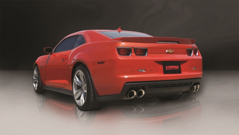 CORSA Performance 2012-2015 Chevrolet Camaro Coupe ZL1 6.2L V8 Polished Sport Cat-Back + XO Exhaust - photo 3