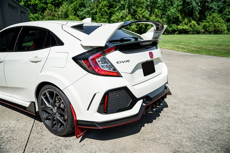 CORSA Performance 2017-2021 Honda Civic Type R Xtreme Cat-Back Tri Rear Exit with 4.5in Black Pro-Series Tips - photo 2