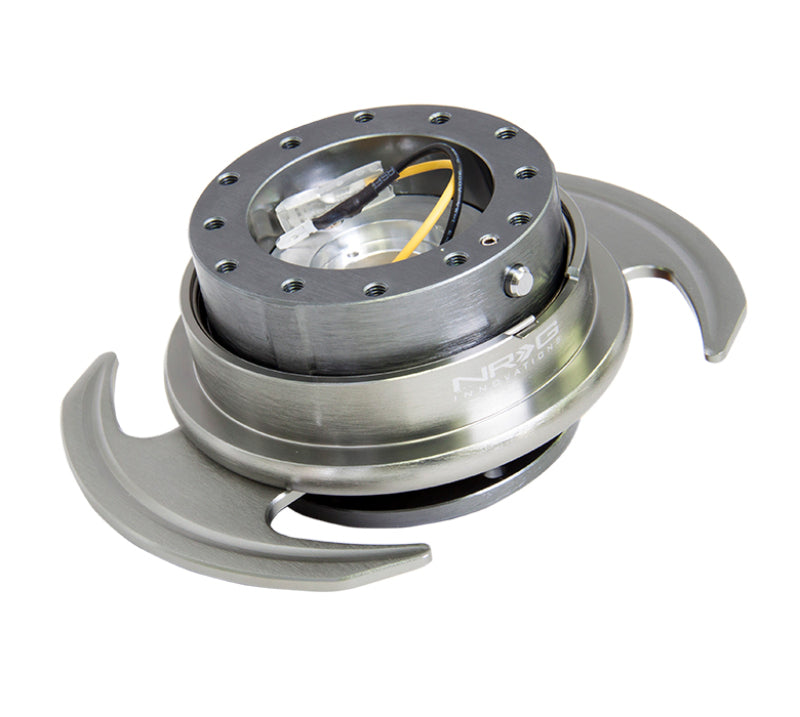 NRG Quick Release Kit Gen 3.0 - Gunmetal Body / Gunmetal Ring w/ Handles (SRK-650GM)