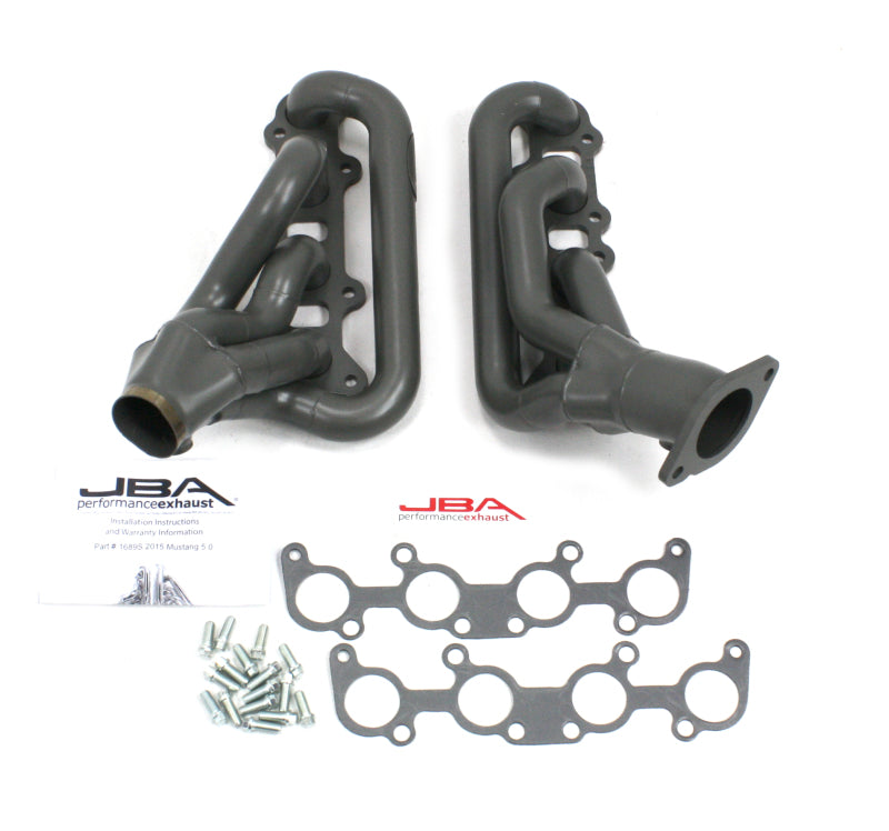 JBA 2015-2020 Ford Mustang 5.0L Coyote 1-3/4in Primary Ti Ctd Cat4Ward Header