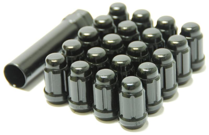 Muteki Closed End Lug Nuts - Deep Black 12x1.50 (41886B)