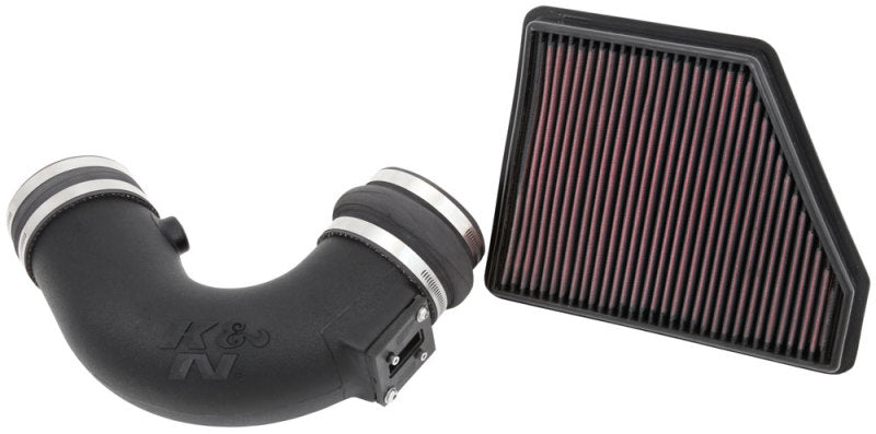 K&N FIPK 2010-2014 Chevy Camaro V8 6.2L Performance Intake Kit (knn57-3074)